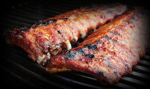 Pre cooked ribs on grill shop